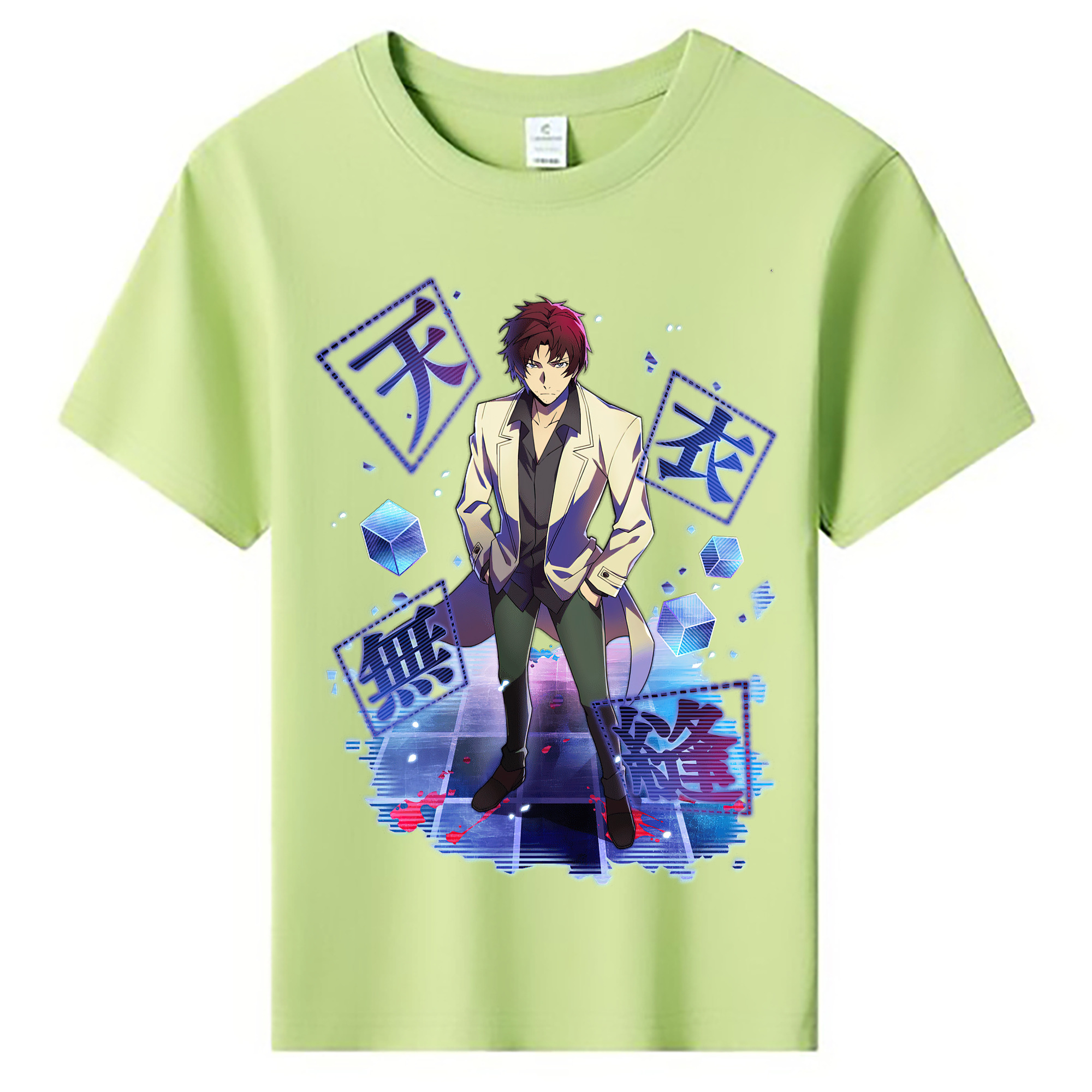 （画像用） 文豪ストレイドッグス Bungo Stray Dogs 綿100％キッズTシャツ（フロントプリント）